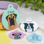 Dog Breed ID Tag Personalised Realistic Illustrations, thumbnail 11 of 11