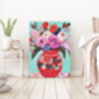 Floral Vase Pink Art Print, thumbnail 3 of 3