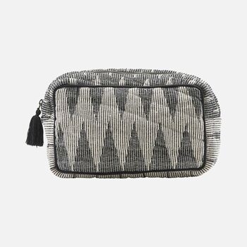 Toiletry Bag In Grey/White, 3 of 3