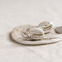 Oceans Silver Shell Stud Earrings, thumbnail 1 of 5
