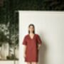 Plunge Neck Shift Dress, thumbnail 4 of 6