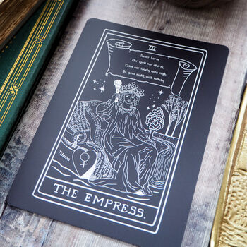 Titania Tarot Card Mini Print 'The Empress', 2 of 3