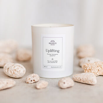 Botanical Candle Birthday Gift Scented With Pure Essential Oils Relaxing Gift For Her Eco Friendly Vegan Candle, 5 of 9