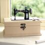 Vintage Sewing Machine Craft Storage Box, thumbnail 3 of 8