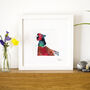 Inky Pheasant Luxury Illustration Print, thumbnail 8 of 12