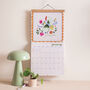 2027 Wall Calendar | Whimsical Folk Songbirds | Sunday Start, thumbnail 3 of 6