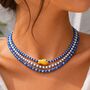 Ceramic Fish Seed Bead Necklace, thumbnail 2 of 10