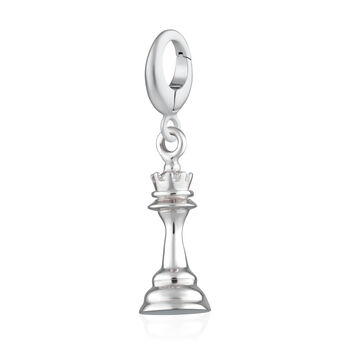 Sterling Silver Chess Piece Charm Necklace, 4 of 6