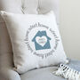 Personalised Home Sweet Home Family Cushion, thumbnail 1 of 3