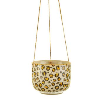 Leopard Pattern Hanging Planter Mothers Day Gift, 2 of 3