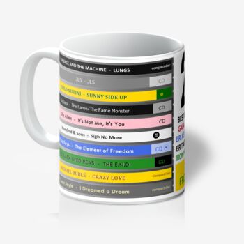 Personalised 16th Birthday Gift Mug Of 2009 Music, 12 of 12