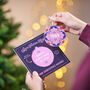 Personalised Pop Out Year Bauble Christmas Card, thumbnail 1 of 3
