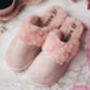Pink Sheepskin Slippers By Onaie, thumbnail 1 of 1