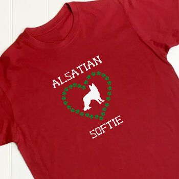 Personalised Adults German Shepherd Dog T Shirt, 5 of 10