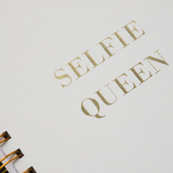 Personalised Selfie Queen Notebook, 2 of 5