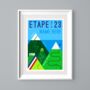 *Personalised* Etape Du Tour 2023 – Cycling Print, thumbnail 1 of 4
