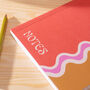 A5 Notebook | Wiggle Wave | Recycled Paper, thumbnail 2 of 6