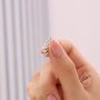 Sterling Silver Leaf Crawler Earrings, thumbnail 6 of 12