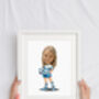 Kids Football Portrait Caricature Style, thumbnail 2 of 6