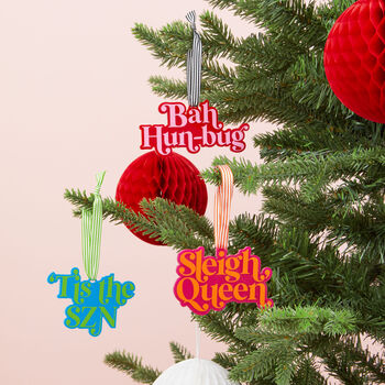 Sleigh Queen Christmas Tree Decoration, 2 of 3
