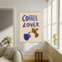 Coffee Lover Kitchen Art Print, thumbnail 3 of 3