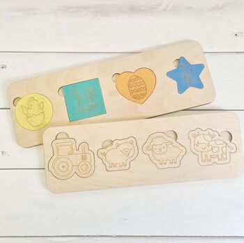 Personalised Children's Wooden Farm Puzzle, 7 of 7
