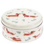 Personalised Festive Sausage Dog Cake Storage Tin, thumbnail 4 of 5