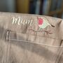 Personalised Fairtrade, Organic Denim Apron With Robin, thumbnail 3 of 3