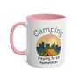 Camping. Paying To Be Homeless Coffee Mug, thumbnail 7 of 8