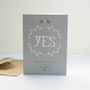 'Yes' Engagement Card, thumbnail 4 of 4