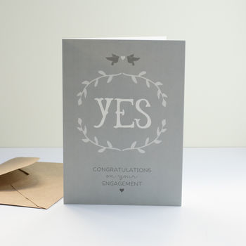 'Yes' Engagement Card, 4 of 4
