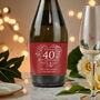 Personalised 40th Ruby Wedding Anniversary Prosecco, thumbnail 1 of 4