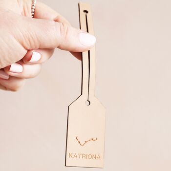 Personalised Constellation Leather Luggage Tag, 4 of 9