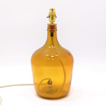 Recycled Glass Bottle Lamp | 36cm | Seven Colours, 8 of 12