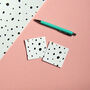 Black Dotty Recyclable Gift Tags, thumbnail 1 of 2