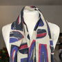 Hand Printed And Painted Silk Scarf Hepworth St Ives, thumbnail 3 of 3