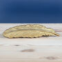 Vintage Style Gold Feather Drawer Handle, thumbnail 3 of 4