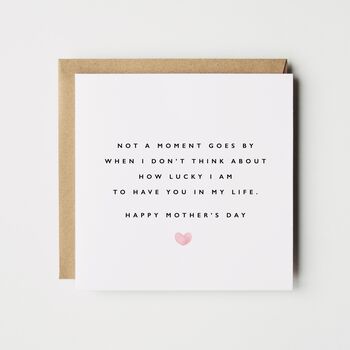 Not A Moment Goes By Mother's Day Card, 3 of 3