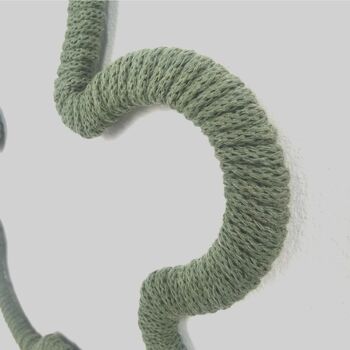Macrame Sage Wooden Bear, Nursery Wall Decor, Baby Room Gift, 7 of 10