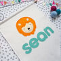 Personalised Lion Pennant Flag, thumbnail 4 of 5