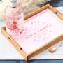 Personalised Wooden Vintage Inspired Drinks Tray, thumbnail 3 of 5