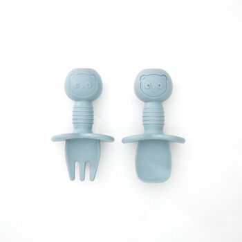 Silicone Baby Cutlery Set, 3 of 8
