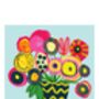 Joyful Flowers In Vase Print, thumbnail 4 of 4