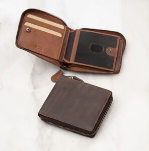 Link detail leather outlet ziparound wallet