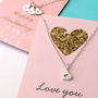 Personalised Mini Initial Heart Necklace, thumbnail 1 of 12
