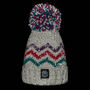 Winter Glacier Design Reflective Super Bobble Hat, thumbnail 2 of 3