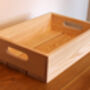 Small Wooden Shallow Crate, thumbnail 5 of 6