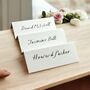 Luxury Gold Edged Handwritten Place Cards, thumbnail 1 of 7