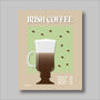 Irish Coffee Print Three Colour Options, thumbnail 5 of 6