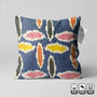 Handwoven Multicoloured Ikat Cushion Cover, thumbnail 5 of 9